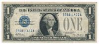 USA, 1 dolar 1928, Silver Certificate, Tate-Mellon, st. 3