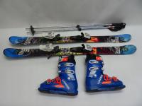 Narty Nordica ACE OF SPADES 118 cm BUTY KIJE 120 komplet