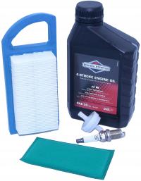 FILTRY, OLEJ, ŚWIECA Briggs B&S powietrza 697775, 8 - 15,5 KM INTEK, paliwa