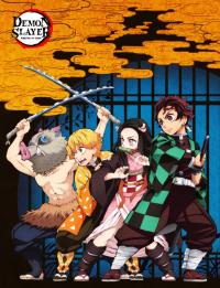 DUŻY KOC DEMON SLAYER TANJIROU NEZUKO ZENITSU INOSUKE KIMETSU NO YAIBA