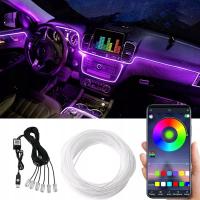 Светодиодные полосы USB-светодиодное освещение светодиоды салона автомобиля полоса салона автомобиля