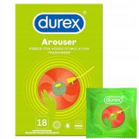 Prezerwatywy Durex Arouser potęgujące orgazm z prążkami 18 szt.
