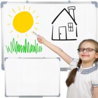 Сухая стираемая Белая Магнитная доска для подвешивания 45x60cm