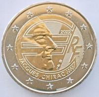 Francja 2 euro 2022 Jacques Chirac Mennicza (UNC)