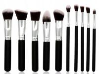 Набор кистей для макияжа синтетические щетинки идеальное применение 10шт