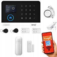 Беспроводная сигнализация WiFi GSM Wi-Fi TUYA на SIM сирена приложение польский датчики