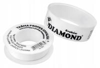 DIAMOND TAŚMA TEFLONOWA USZCZELNIAJĄCA MOCNA TEFLON DO GWINTÓW 12mm x 10m