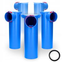 Расширительная коробка под анемостат 1x90 мм fi 125