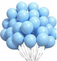 Niebieskie balony pastel 26 cm -50 szt