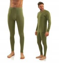 Sesto Senso kalesony męskie Ciepłe kalesony zielony