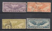 USA Mi 321-323, 450 SAMOLOTY 2 x seria z 1930/1939