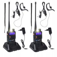 2× Baofeng AR-5R PRO 8W KRÓTKOFALÓWKA WALKIE TALKIE RADIOTELEFON RADIO FM