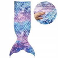 KOC OGON SYRENY DLA DZIECI ULTRA MIĘKKI CIEPŁY SYRENA ŚPIWÓR NA PREZENT L