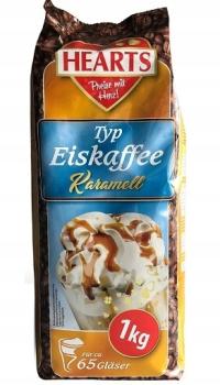 Hearts Cappucino Karmel Ice Coffee 1kg Kawa Rozpuszczalna Mrożona