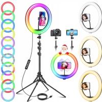 LAMPA PIERŚCIENIOWA RING DO MAKIJAŻU LED SELIE UCHWYT NA TELEFON