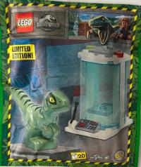 Lego Jurassic World - Raptor i inkubator