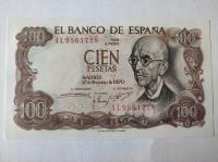 Hiszpania, 100 Pesetas, 1970 rzadki, stan