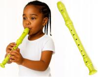 FLET SZKOLNY PLASTIKOWY SOPRANOWY C-DUR | DO NAUKI GRY | ZIELONY