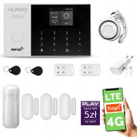 Alarm bezprzewodowy WiFi + GSM 4G LTE z aplikacją TUYA , HUXGO HXA005 4G
