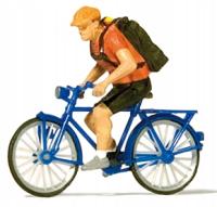 Preiser 28175-велосипедный Курьер H0 байкер фигурка