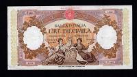 WŁOCHY, BANCA D'ITALIA 10000 LIRÓW 1961 P-89d VF BARDZO RZADKI DUŻY BANKNOT