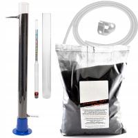 KOLUMNA FILTRACYJNA 40cm WĘGIEL ALKOHOLOMIERZ ZESTAW filtracja alkoholu