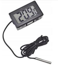 CYFROWY TERMOMETR ELEKTRONICZNY Z SONDĄ CZUJNIK TEMPERATURY LCD 1m BASENOWY