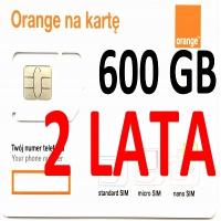 ИНТЕРНЕТ НА КАРТУ STARTER ORANGE FREE 600 GB 2 ГОДА 4G LTE