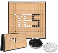 ZESTAW SKŁADANY DO GRY GO GOBAN GOSU PIONY GRA EDUKACYJNA PLANSZOWA NAUKA