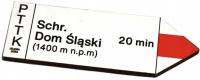 Magnes drewniany tabliczka SCHRONISKO DOM ŚLĄSKI Karkonosze