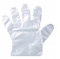 Перчатки из фольги HDPE без отверстий прозрачные, 100 шт.