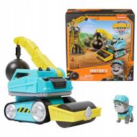 PSI PATROL RUBBLE & CREW CIĘŻARÓWKA Z KULĄ DO BURZENIA I FIGURKĄ MOTOR