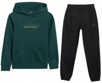 СПОРТИВНЫЙ КОСТЮМ ДЛЯ МАЛЬЧИКОВ 4F ТОЛСТОВКА БРЮКИ