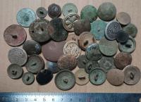 40 x stary guzik różne MIX