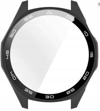 Etui Obudowa z wbudowanym Szkłem do Huawei Watch GT 6 46mm I CZARNY MAT