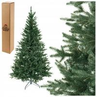 Choinka sztuczna PE JAK ŻYWA świerk kaukaski naturalny GĘSTA 180 cm PREMIUM