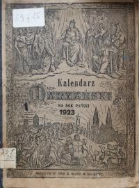 Kalendarz Maryański na rok pański 1923