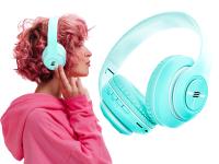 WYGODNE NAUSZNE SKŁADANE SŁUCHAWKI BLUETOOTH SLOT KARTY MICRO , RADIO FM