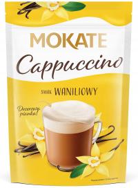 Кофейный напиток ванильный капучино кофе с пеной без кофеварки 110 г Мокате