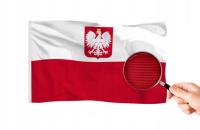 Сильный флаг польский эмблема 150x90 см Польша для флагштока твердый материал