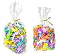 Целлофановые полиэтиленовые пакеты 10x15 см 15x10 фольга 100 шт набор для подарков