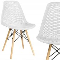 Пластиковый ажурный стул для гостиной столовой современный дизайн