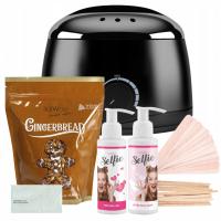 Zestaw do depilacji Italwax Świąteczny wosk twardy podgrzewacz SELFIE żel