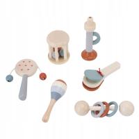 Instrumenty muzyczne dla niemowląt drewniane zabawki malucha JF