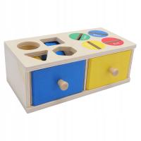 Kształt kształt sortowanie pudełka Monety Logiczne myślenie drobne AF