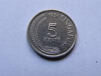 SINGAPUR SINGAPURA 5 CENTS 1976 ROK !!!!!!!!! 1732