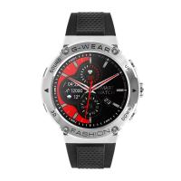 Smartwatch спортивные часы серебро звонки смарт часы мужской SMS меню RU