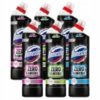 Domestos Zero Kamienia Żel Płyn do Toalet Zestaw Lime, Ocean, Pink 6x750ml