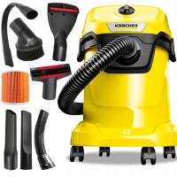 KARCHER WD3 ODKURZACZ 15L BEZWORKOWY NA MOKRO I SUCHO, ZESTAW XXL SSAWEK
