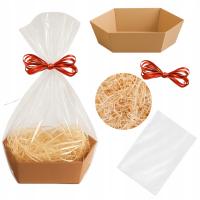 GOTOWY ZESTAW PREZENTOWY Pusty Kosz Prezentowy URODZINY BOŻE NARODZENIE